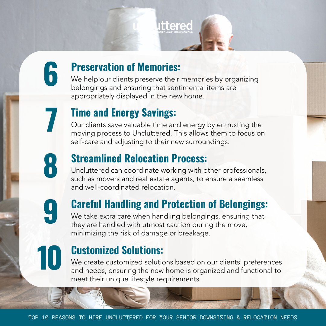 unclutterednw's tweet image. Senior downsizing and relocation made effortless with Uncluttered! Here are the top 10 reasons why we're the experts you need. 🚚📦

For more information, visit Unclutterednw.com/services/senio…

#DeclutterWithUncluttered #SeniorLiving #RelocationMadeEasy