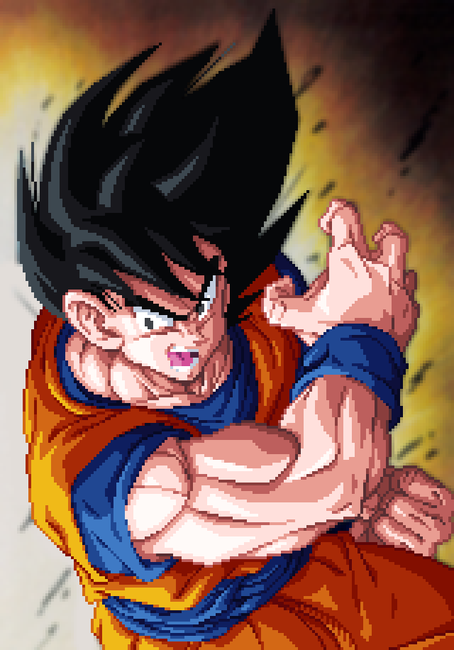 Gokuspriter888's tweet photo. Son Goku base pixel art! https://t.co/dgUdJiHIw5