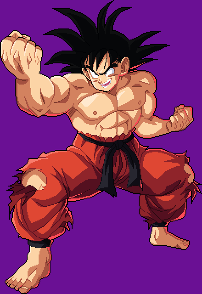 Gokuspriter888's tweet photo. Teen Goku pixel art! https://t.co/9mudlM0Rzc