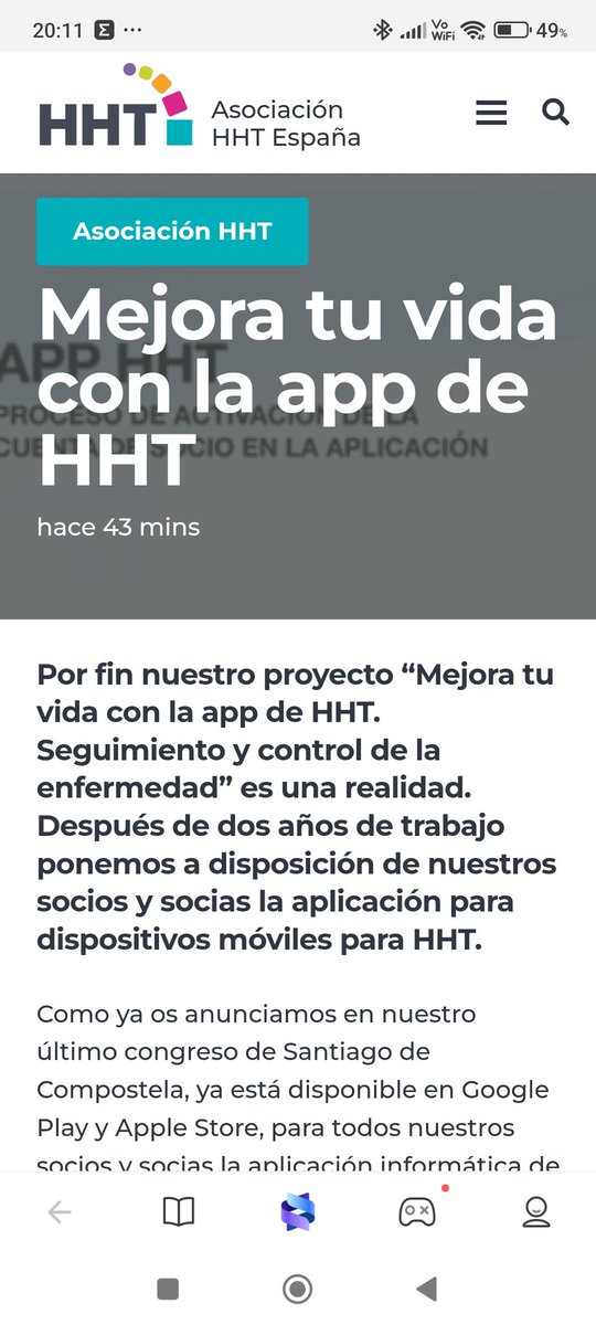 HHT España tweet media