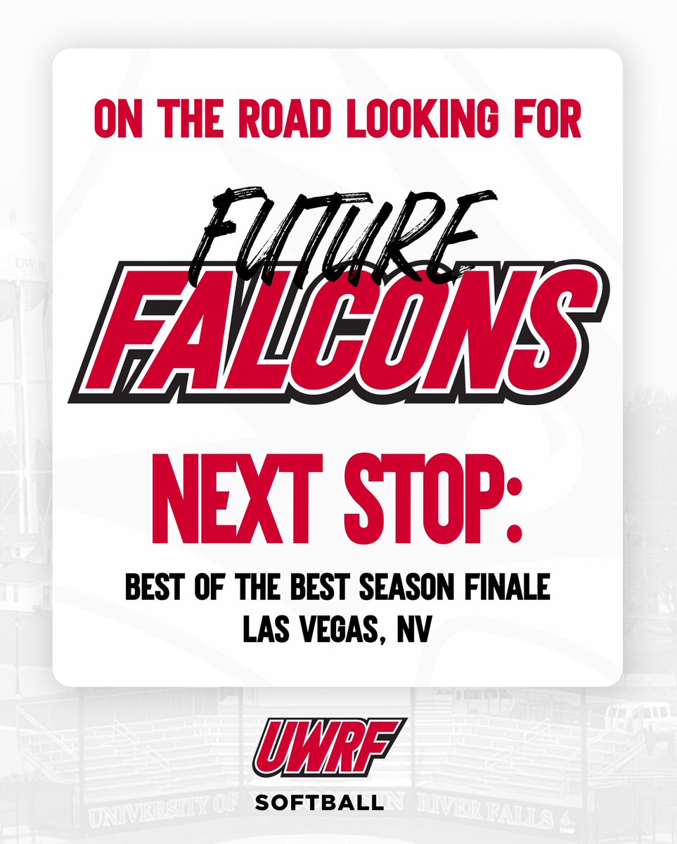 ‼️ATTENTION ASPIRING FALCONS‼️

Coach Giese and Perry will be traveling to Las Vegas, Nevada for the Best of the Best Season Finale tournament! 

Please email Coach G your schedules or drop them below - SEE YOU THERE😤