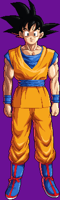 Gokuspriter888's tweet photo. Daima Adult Goku Pixel art! https://t.co/1WWMUD6uJu