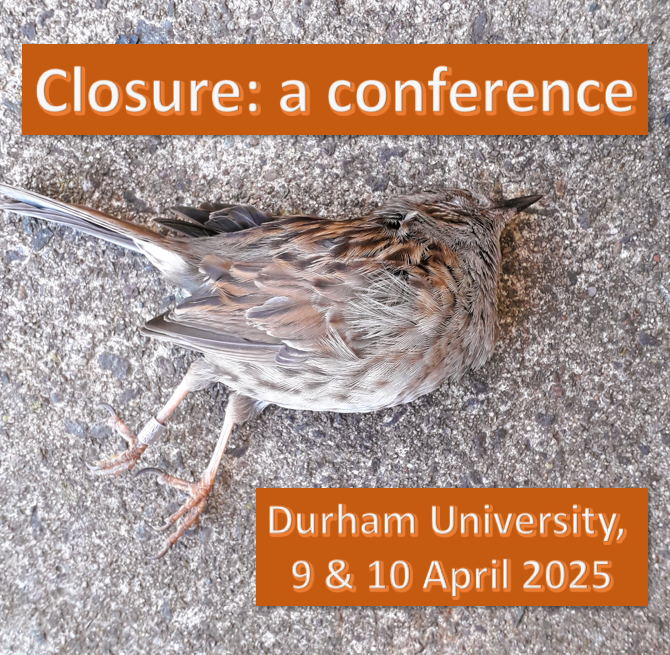 Kathryn Mannix (@drkathrynmannix) on Twitter photo This will be fascinating!
A conference about 'Closure.'
Save the dates 9 & 10/4/25 if it's your area of interest, and do send your submissions for a 10 min paper: details⬇️
Looking forward to some excellent discussion at <a href="/durham_uni/">Durham University</a> Centre for Death & Life Studies. This will be fascinating!
A conference about 'Closure.'
Save the dates 9 & 10/4/25 if it's your area of interest, and do send your submissions for a 10 min paper: details⬇️
Looking forward to some excellent discussion at <a href="/durham_uni/">Durham University</a> Centre for Death & Life Studies.