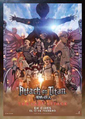 ¡El 13 de febrero el retumbar llega a cines <a href="/mk2cines/">mk2 Cines</a>: tendremos estreno especial de ‘Ataque a los Titanes: The Last Attack’!

Podremos ver gracias a <a href="/crunchyroll_es/">Crunchyroll.es ✨</a> los 2 últimos episodios con el final de este anime ¡más 3 minutos extras!

Pronto estarán las entradas a la venta