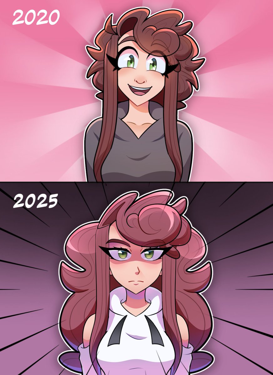 How my style and character changed! 
#ocart