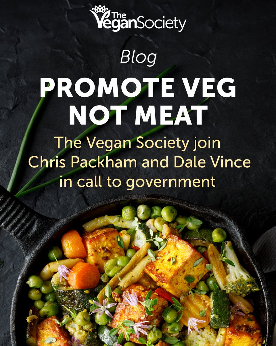 The Vegan Society (@thevegansociety) on Twitter photo We’ve joined <a href="/ChrisGPackham/">Chris Packham</a>, <a href="/DaleVince/">Dale Vince</a>, @PlantBasedHPUK, @FeedbackOrg and many other health, environment and animal advocacy groups. Together, we’re calling on the government to stop a meat and dairy campaign and to instead promote healthy, sustainable plant-based foods.
1/2 We’ve joined <a href="/ChrisGPackham/">Chris Packham</a>, <a href="/DaleVince/">Dale Vince</a>, @PlantBasedHPUK, @FeedbackOrg and many other health, environment and animal advocacy groups. Together, we’re calling on the government to stop a meat and dairy campaign and to instead promote healthy, sustainable plant-based foods.
1/2