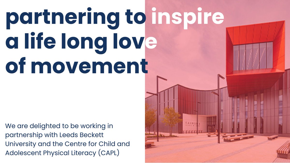Beyond the Physical (@_beyondphysical) on Twitter photo 🚀 Excited to announce our partnership with <a href="/leedsbeckett/">Leeds Beckett</a> <a href="/CentreForCAPL/">CentreForCAPL</a>! Together, we’ll help schools deliver physical literacy-informed PE, ensuring young people gain the skills, confidence & motivation to be active for life.
Stay tuned! #PhysicalEducation #PositiveExperiences 🚀 Excited to announce our partnership with <a href="/leedsbeckett/">Leeds Beckett</a> <a href="/CentreForCAPL/">CentreForCAPL</a>! Together, we’ll help schools deliver physical literacy-informed PE, ensuring young people gain the skills, confidence & motivation to be active for life.
Stay tuned! #PhysicalEducation #PositiveExperiences