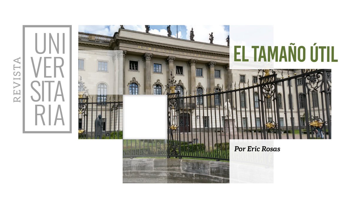 ¿Sabes qué es el "tamaño útil"? Aquí puedes descubrirlo 👇

revistauniversitaria.uaemex.mx/article/view/2…

#LeeDisfrutayComparte 📲