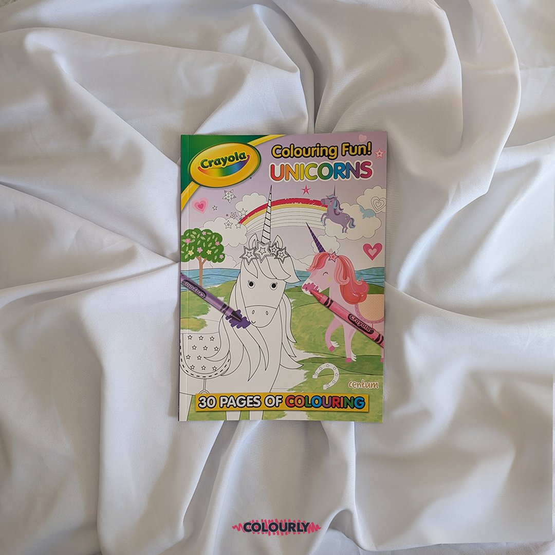 TryColourly's tweet photo. 🦄✨ Crayola Colouring Fun! Unicorns 🖍️

Join the unicorns for a magical colouring adventure filled with creativity and fun! 🌈

Just £3.49 PLUS 20% off across the site! 🛒 Don't miss out—grab yours now and let the fun begin! ✨ #CrayolaFun #ColourYourWorld #UnicornAdventures https://t.co/05c3XgPtOM