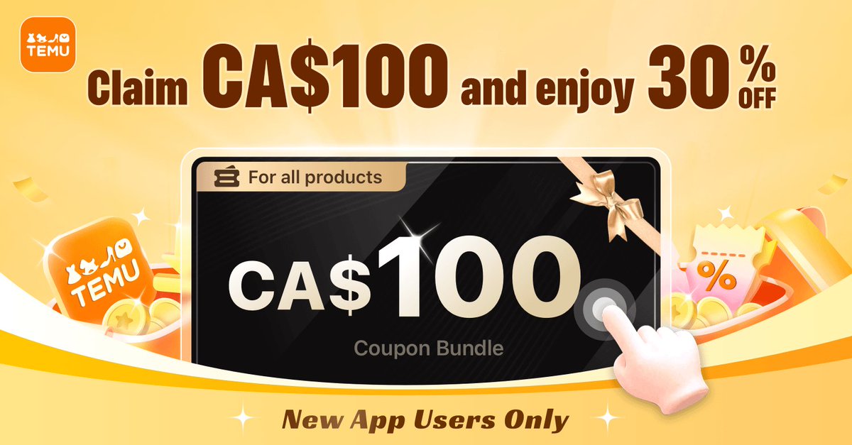 JayTechFirst's tweet image. ⭐️Click the link temu.to/k/upw0rfdxiy3 to get 💰CA$100 coupon bundle or ⭐️ Search  acx208369 on the Temu App to get 💰30% off discount !! Directly g app.temu.com/m/mz8lsi6ifoz
Another surprise for you! Click temu.to/k/urw5kg9ku6j or Search ino96902 to earn with me together🤝!