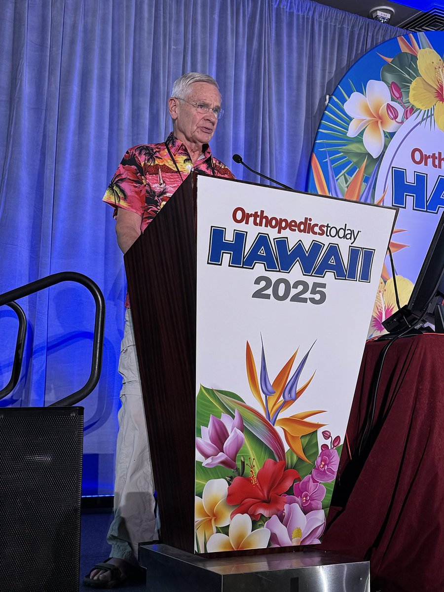 What an incredible honor to have one of “GOATs” of Shoulder Surgery and Orthopedic leadership at OT Hawaii 2025 - Dr. Rick Matsen provided all of us with memorable principles for success in Orthopedics and Life.