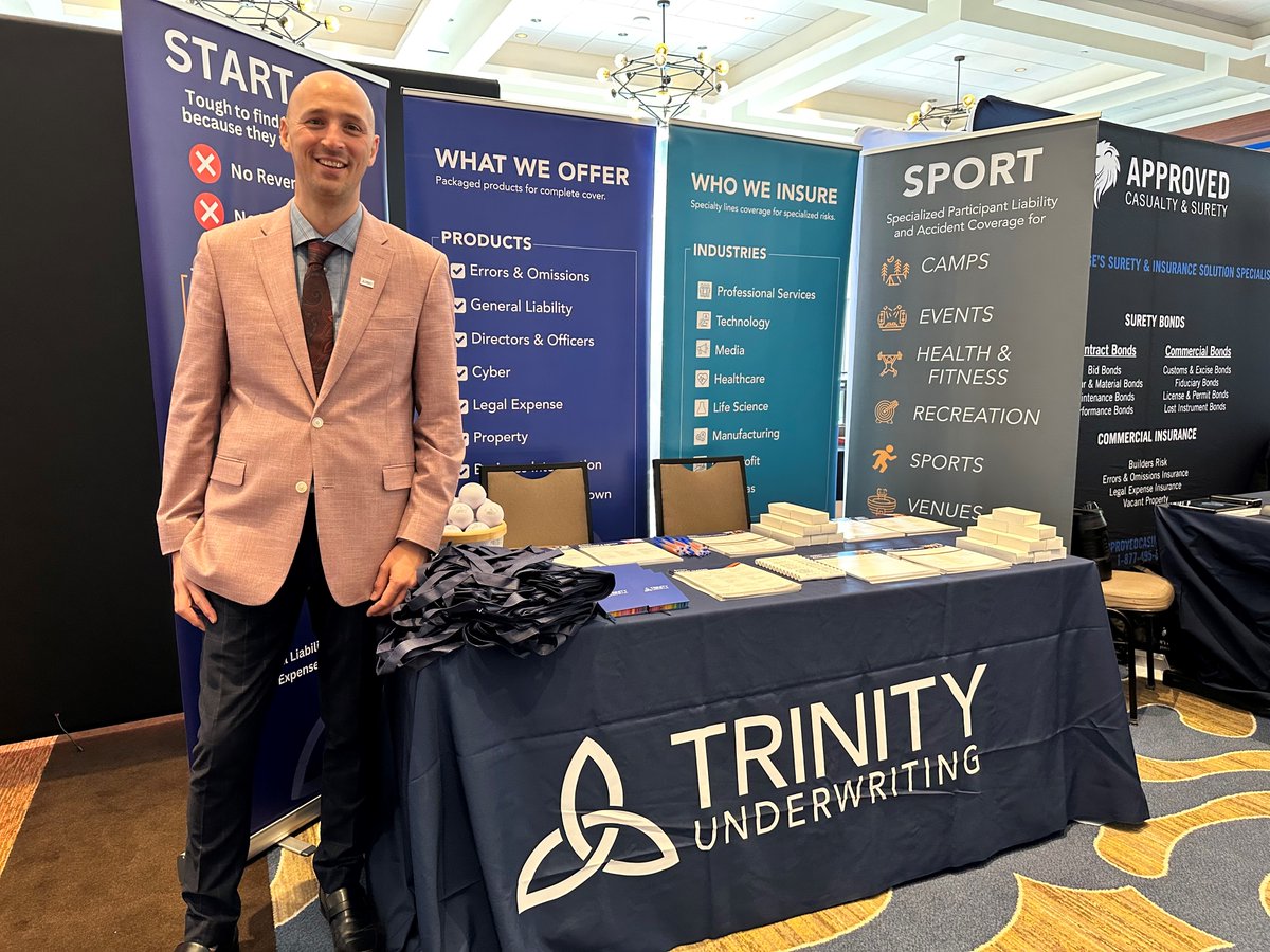 Trinity_MGA's tweet photo. Join us today at the Broker MGA Exchange at the Delta Hotel in Toronto!

Be sure to stop by and say hello to Marius van Reede van Oudtshoorn (CAIB, RIBO, FIISA) and our team—we’d love to connect and share how we can support your clients with tailored insurance solutions. https://t.co/PJQj2CYeKy