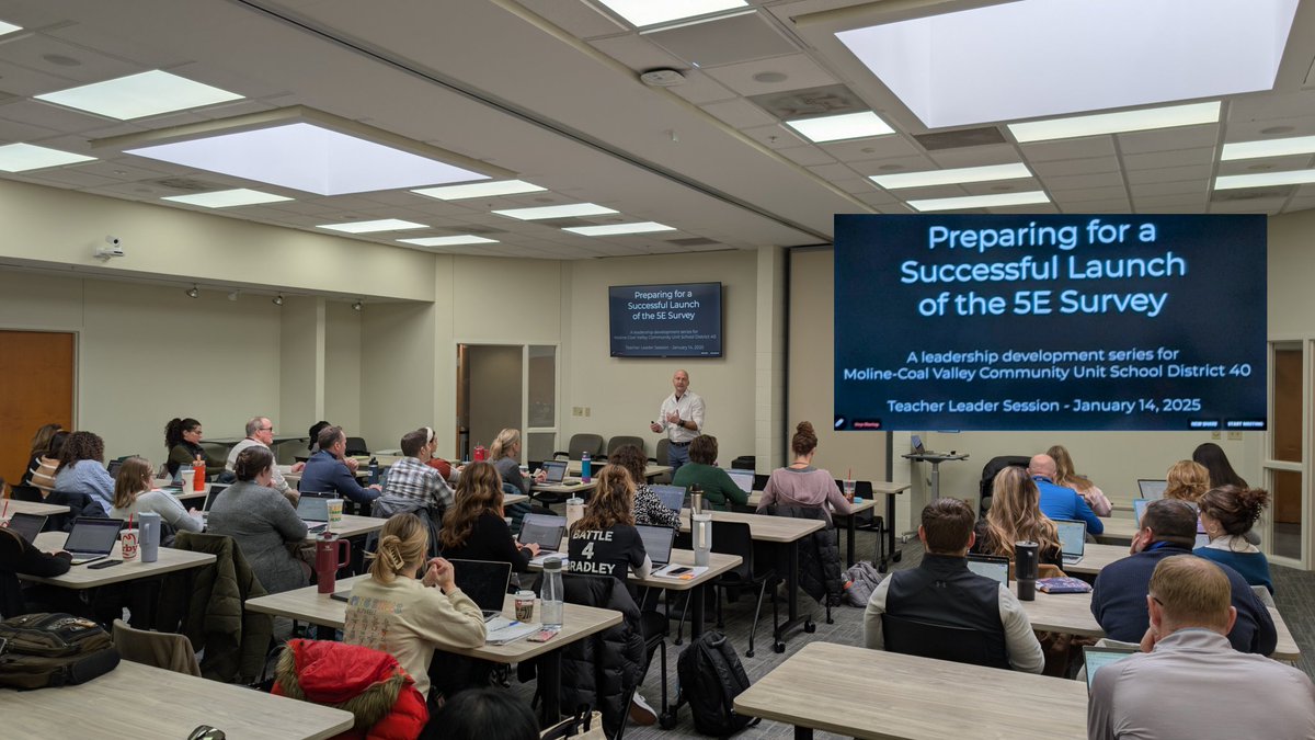 Brian Prybil (@bprybil) on Twitter photo Preparing for a successful launch of the 5 Essentials survey with our teacher leader group! Effective leadership includes teacher leaders and building their capacity. School improvement is not by chance! Our goal is 95% Teacher/95% Student/35% Parent input #Molinepride <a href="/drvsimon/">Victor Simon III</a> Preparing for a successful launch of the 5 Essentials survey with our teacher leader group! Effective leadership includes teacher leaders and building their capacity. School improvement is not by chance! Our goal is 95% Teacher/95% Student/35% Parent input #Molinepride <a href="/drvsimon/">Victor Simon III</a>
