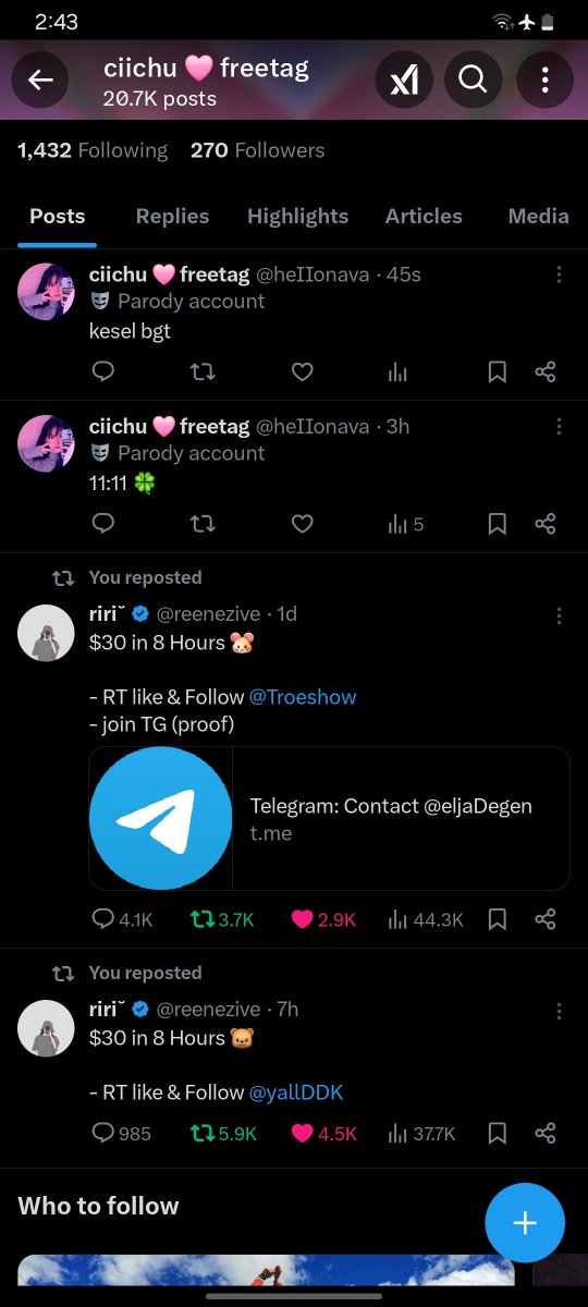 easychuu's tweet photo. my screenshot proof from now on use 1 phone only https://t.co/A1TyYc0U4H