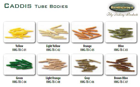 FFTCOUK's tweet photo. #hemingways #flytying_material
HEMINGWAY'S CADDIS TUBE BODIES
HMG Caddis Tube Body is great for tying realistic imitations of small caddis, stonefly and grass hopper patterns.
8 Colours
10 pieces per packet.
At a main stockist HERE >>>https://t.co/oc7W6QRkzd https://t.co/6lWDKkwZYi