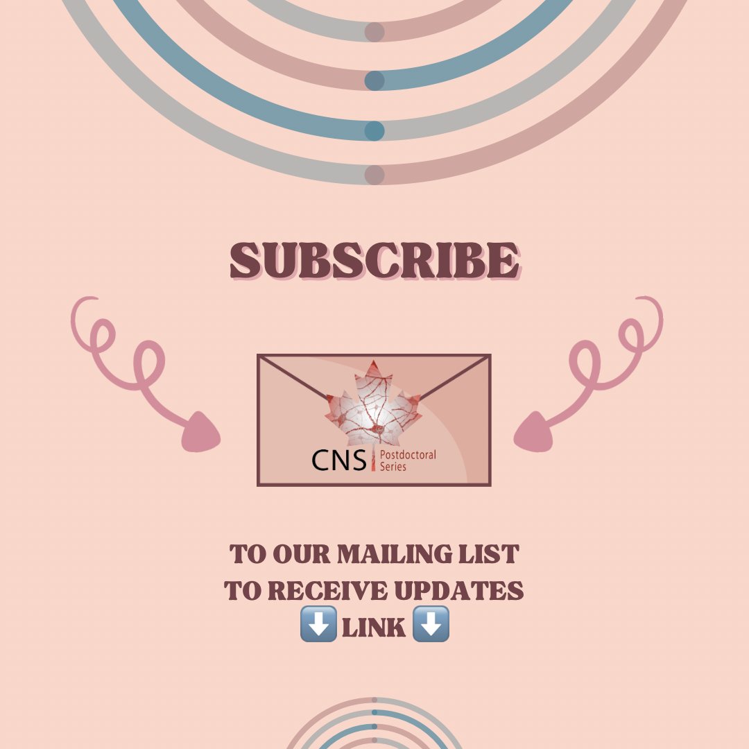 Don't miss out on our seminars in 2025! Stay in the loop on upcoming seminars, events, and more by subscribing to our mailing list: forms.gle/CJEGWiQ8SvkZ2d…
#neuroscience #postdoc #Canada #brain <a href="/CAN_ACN/">CAN ACN</a>