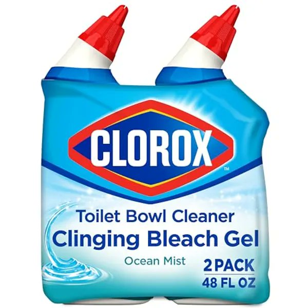 I just received Clorox Toilet Bowl Cleaner, Clinging Bleach Gel, Ocean Mist - 24 Ounces, Pack of 2 from