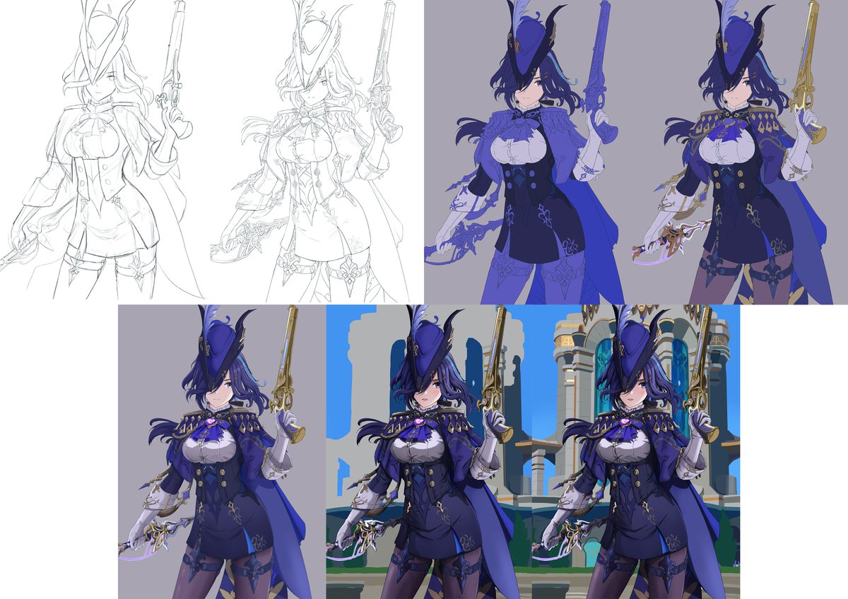 This took me forever to draw but very happy with the result.
#GenshinImpact #fanart #illustration #artwork #digitalart