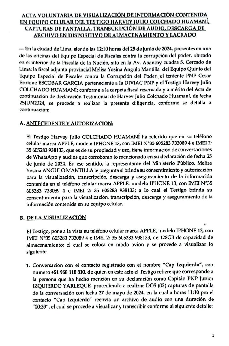 HarveyColchado's tweet photo. Esta es la manera correcta de colaborar con la justicia, permitiendo el acceso a la información de nuestros celulares a los fiscales para que sean sometidos a pericias y se pueda CONOCER LA VERDAD. 

Lamentablemente el ministro del interior toda su vida como “abogado” defensor de investigados, se dedicaba a obstaculizar las investigaciones, como lo viene realizando en la investigación en su contra y con las investigaciones contra su patrona y demás ayayeros que pronto rendirán cuentas a la justicia.