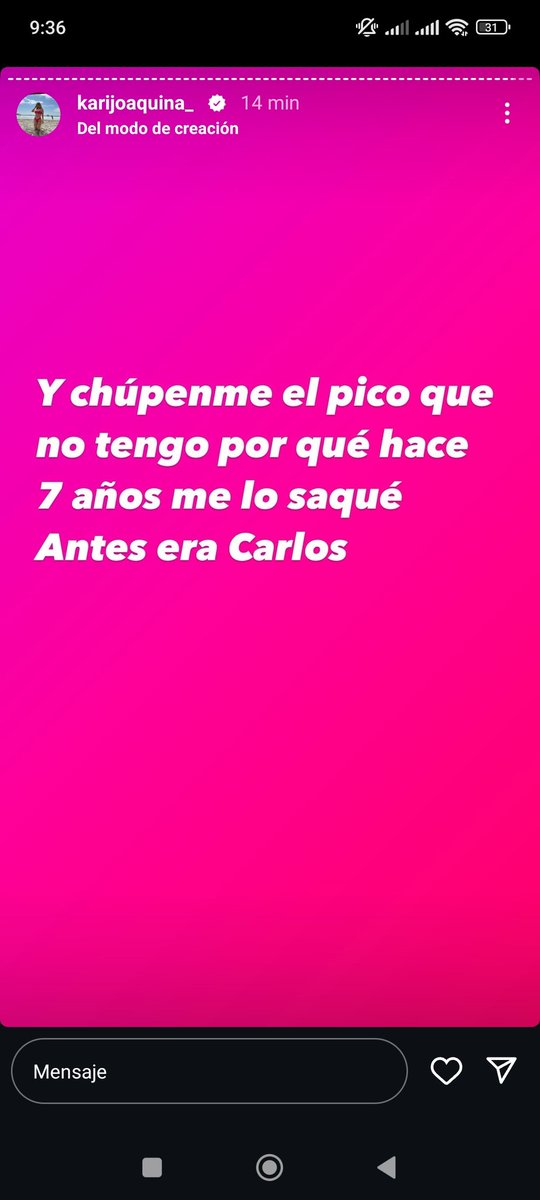 barbarArmy7's tweet photo. Que onda la amante del Sergio Freire ? Le ví todas las historias y está muy pitiada de la cabeza 😲 siempre te cagan con una loca qla lakskskd #Freire #sergiofreire #malyjorquera https://t.co/dbEg95JWJr