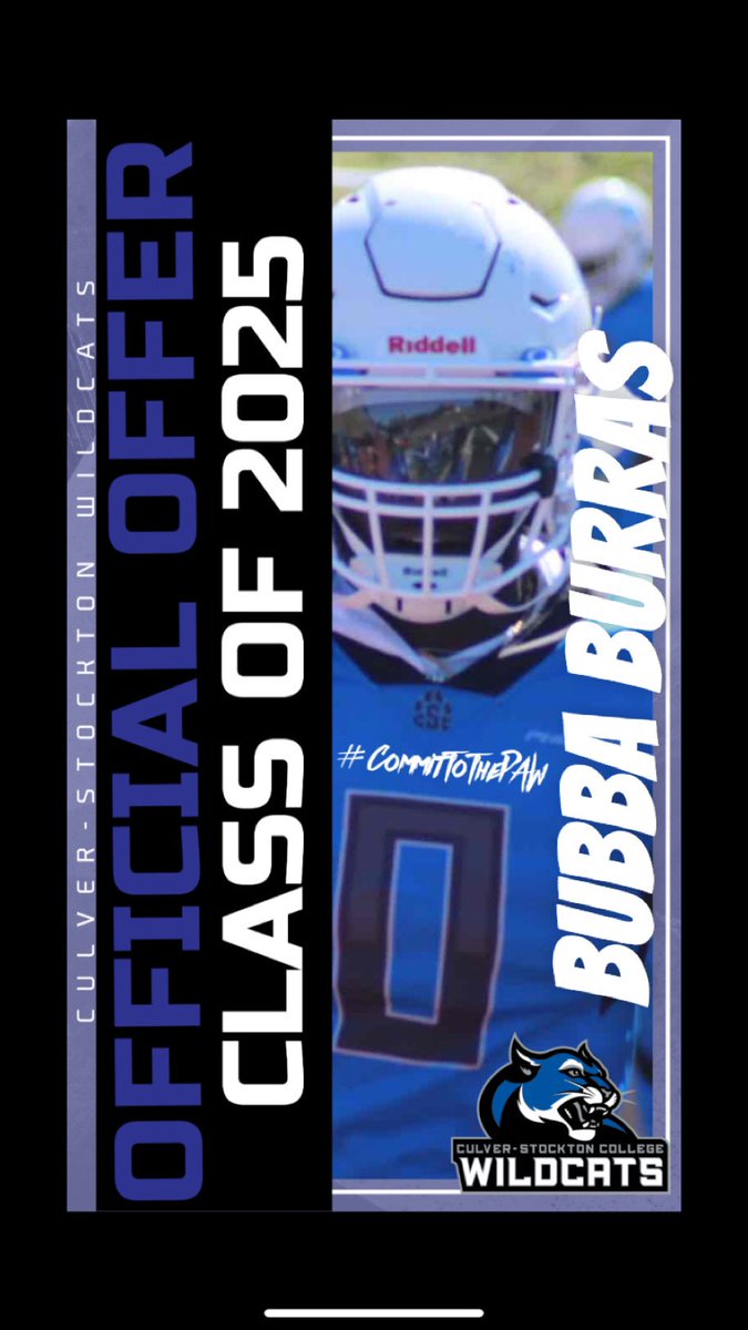 Kaleb “Bubba” Burras (@qbbubba_burras) on Twitter photo Feeling so blessed to receive my 4th offer from <a href="/CoachCutshaw/">Roy Cutshaw Jr</a> at <a href="/CSCwildcatsFB/">Culver Football</a>! <a href="/CoachNickO1/">Nick Offenberger</a> <a href="/gridironarizona/">Gridiron Arizona</a> <a href="/AZSPORTSNETWORK/">azsportsnetwork</a> <a href="/azc_obert/">Richard Obert</a> <a href="/ZachAlvira/">Zach Alvira</a> <a href="/JUSTCHILLY/">Just Chilly</a> <a href="/BJMedia1/">BJ Media</a> <a href="/SOAZFootball/">Southern Arizona Football</a> <a href="/CodyTCameron/">Cody Cameron</a> <a href="/HeritageHeroFB/">Heritage Heroes Football</a> Feeling so blessed to receive my 4th offer from <a href="/CoachCutshaw/">Roy Cutshaw Jr</a> at <a href="/CSCwildcatsFB/">Culver Football</a>! <a href="/CoachNickO1/">Nick Offenberger</a> <a href="/gridironarizona/">Gridiron Arizona</a> <a href="/AZSPORTSNETWORK/">azsportsnetwork</a> <a href="/azc_obert/">Richard Obert</a> <a href="/ZachAlvira/">Zach Alvira</a> <a href="/JUSTCHILLY/">Just Chilly</a> <a href="/BJMedia1/">BJ Media</a> <a href="/SOAZFootball/">Southern Arizona Football</a> <a href="/CodyTCameron/">Cody Cameron</a> <a href="/HeritageHeroFB/">Heritage Heroes Football</a>