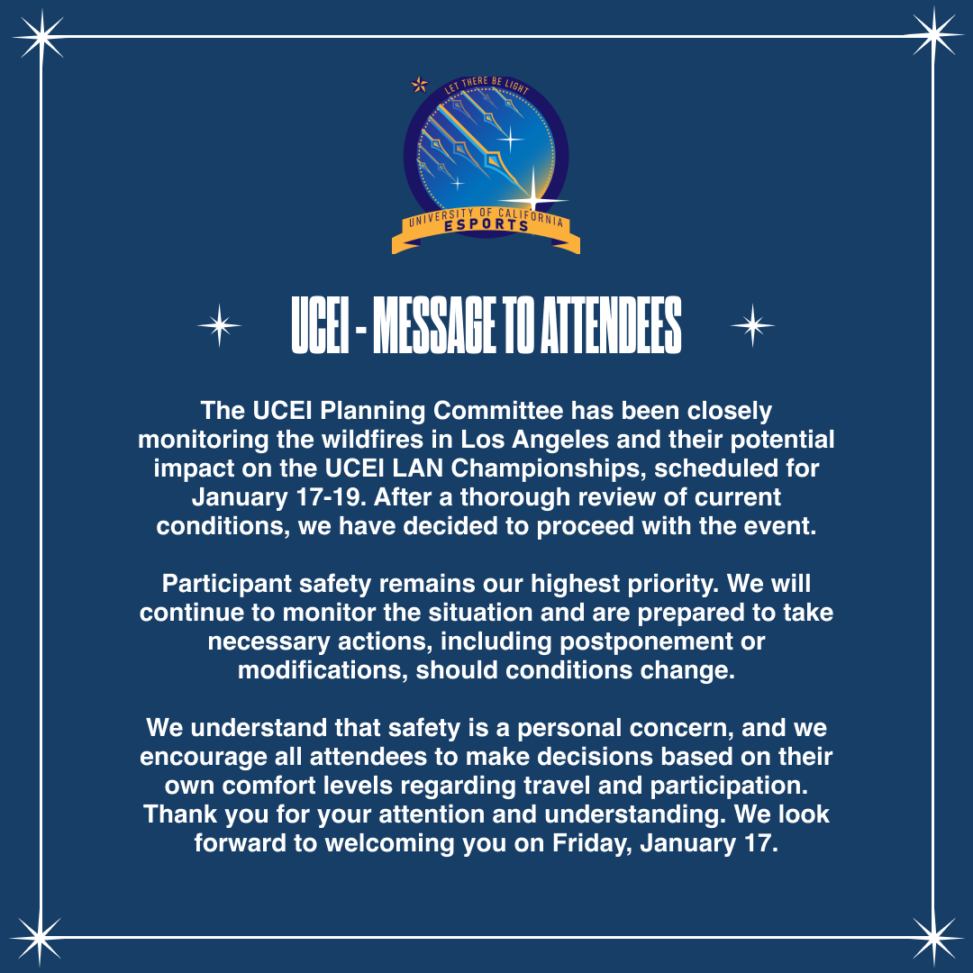 University of California Esports Initiative tweet media
