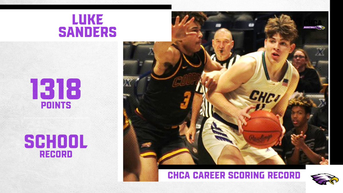 🚨 🦅 🏀 With that last bucket plus the #And1, Senior Luke Sanders has broken the <a href="/GoCHCA/">CinciHillsChristAcad</a> Boys Basketball career scoring record! Congrats Luke!

<a href="/MikeDyer/">Mike Dyer</a>
@Fox19Joe
@Fox19Jeremy
@prephoopsOH
<a href="/mlaughman/">Melanie Laughman</a>
<a href="/JWeberSports/">James Weber</a>

#360Armor
