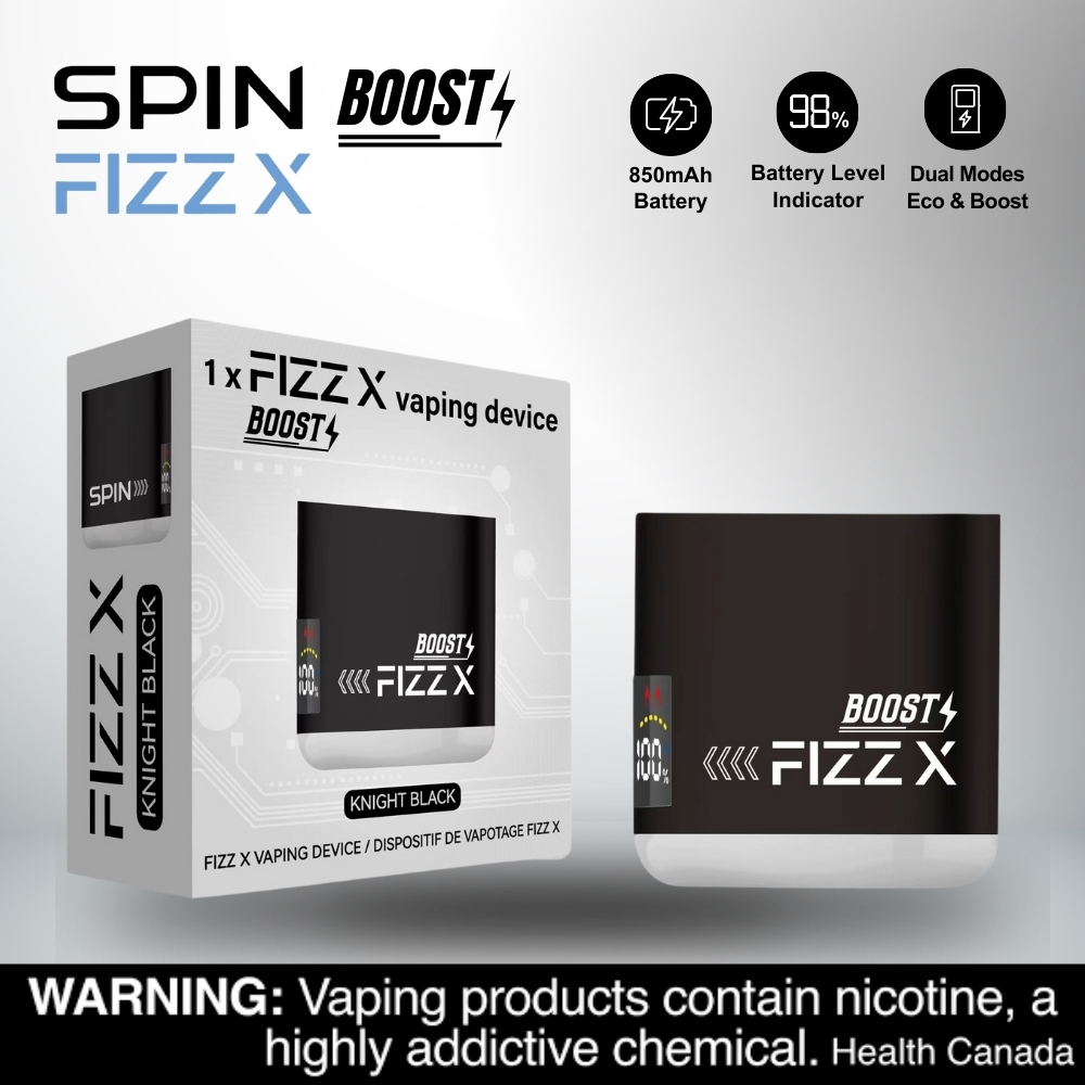 spinvapeca's tweet photo. 🌟NEW DEVICE! SPIN Fizz X Boost Device: Power Meets Performance!
⚫️850mAh Battery Capacity
⚫️Battery Level Indicator
⚫️Dual Modes: Eco & Boost
Compatible with Spin Fizz X 35K Pod, Spin Fizz X 12K Pod;
💡Find more on https://t.co/RtrNVBiX9Y
#SPIN #SPINFizzX #fizzxdevice https://t.co/hL9ocSCipW