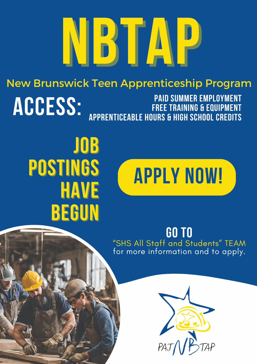 Don’t miss out! #NBTAP jobs are posted! 👇🏼