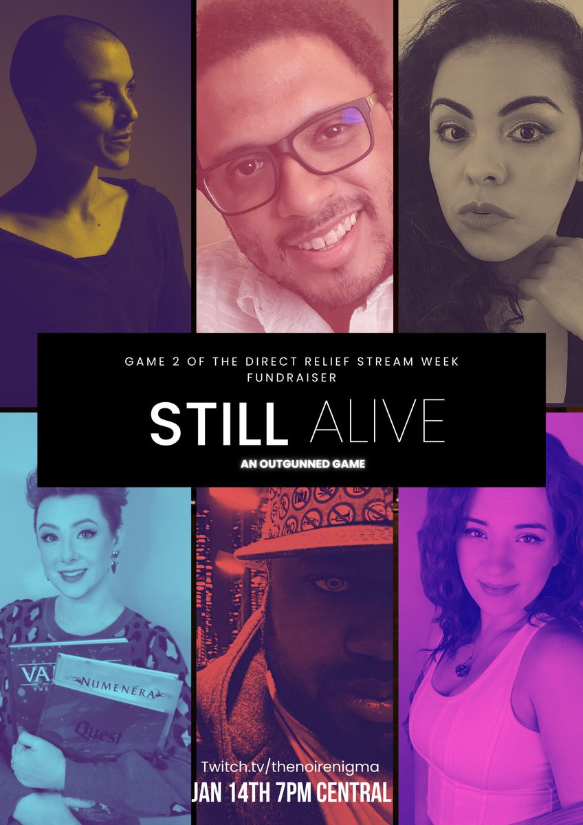 We're live RIGHT NOW with out Outgunned Miniseries for Direct Relief come hang out with us. And if you can't make it your still able to donate with this link! tilt.fyi/Ri3JkyM1Wq

See you soon twitch.tv/thenoirenigma