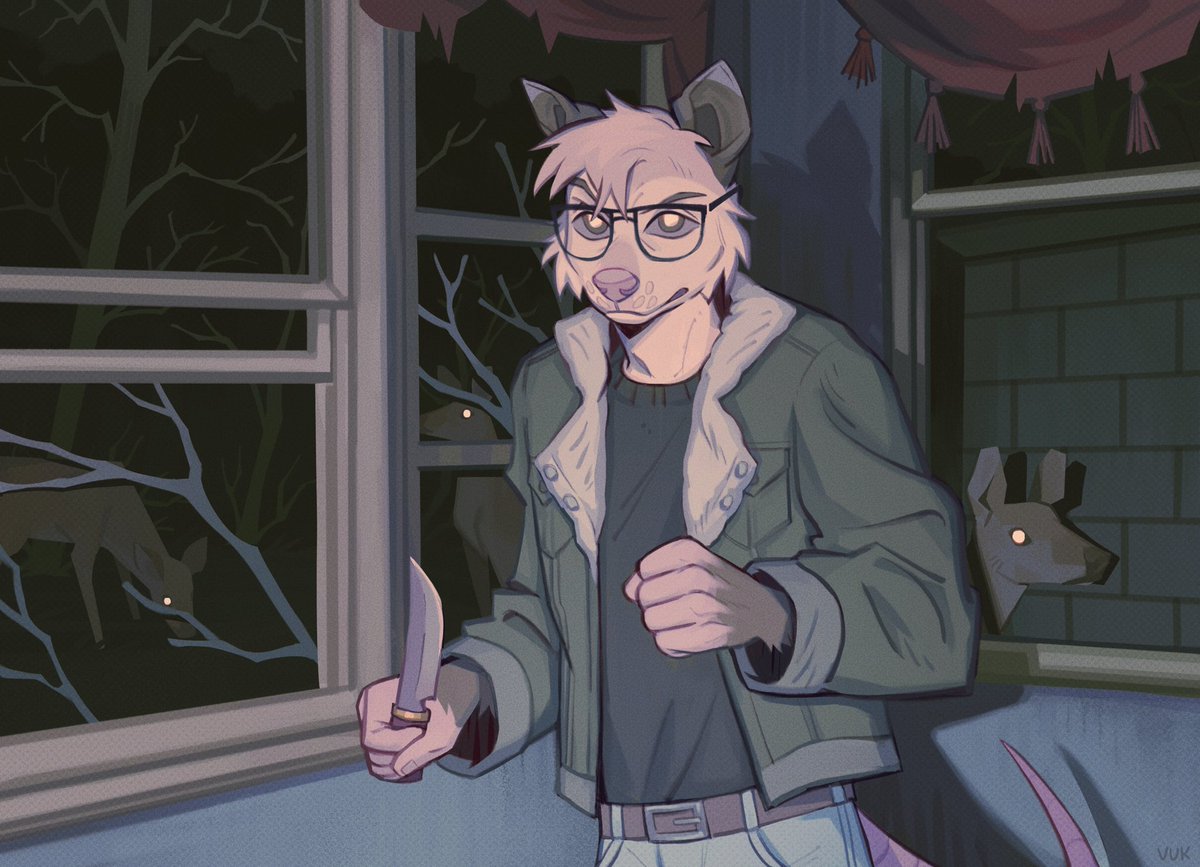 vvvukkk's tweet photo. commission for @/bitterbarks 👁️🔪 https://t.co/8RgaHQrW02