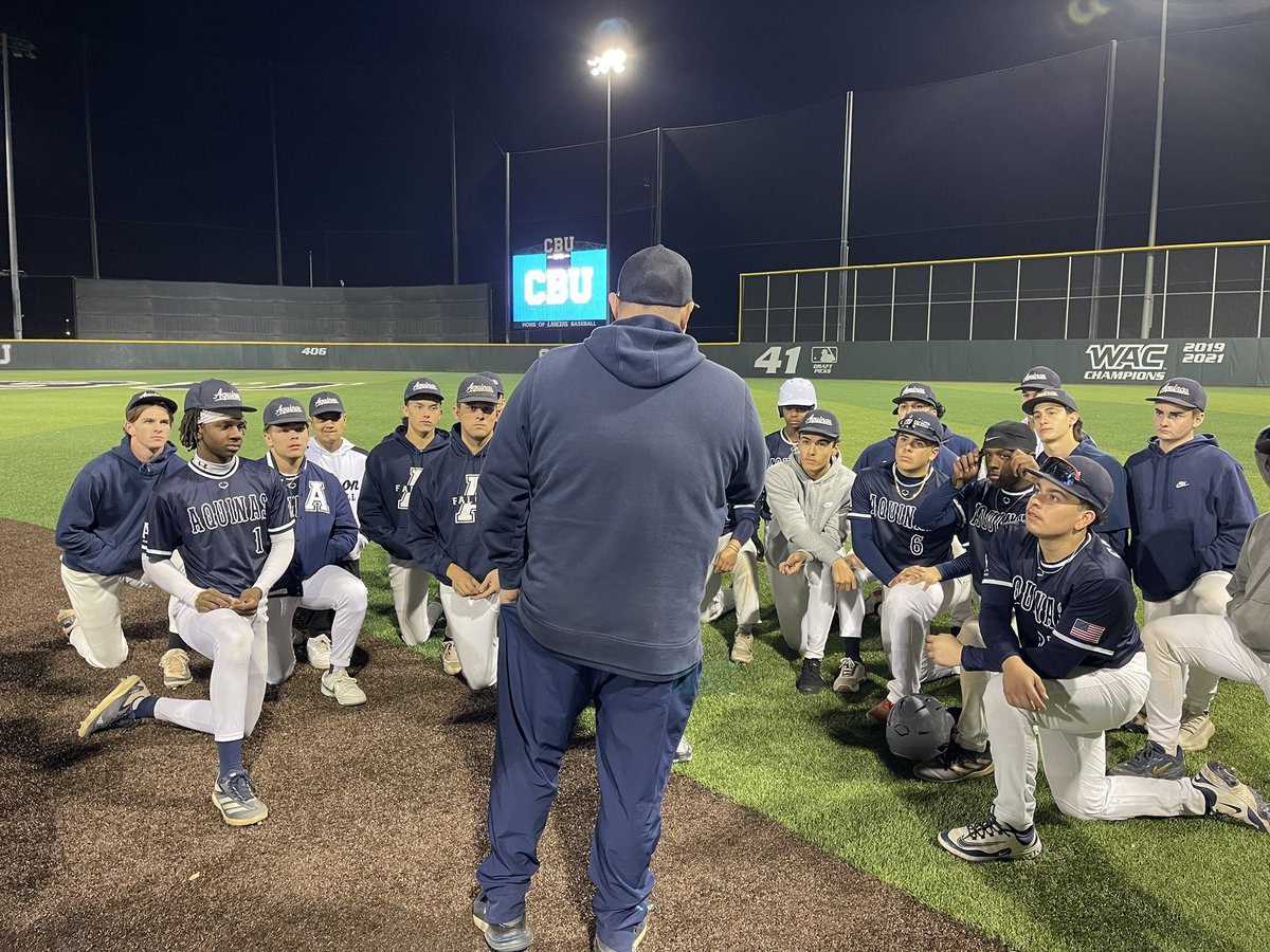 NYTILLID13's tweet photo. @AquinasBasebal1 Varsity finishes @CBUbaseball Team Camp 3-0 as we are in the stretch of remaining g fall ball games, and spring szn around the corner. Thank you @andrewbraz5 and staff, always a good experience and an even better venue. #Compete #FalconsBaseball https://t.co/XlFyzYKg6C
