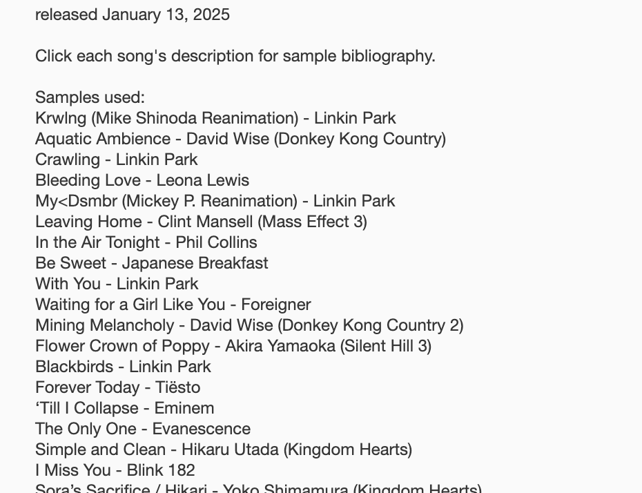 iamroninpharaoh's tweet photo. If anything on this list looks like your jam, go check out my album (it's actually good)

https://t.co/bhX66S5xcG https://t.co/eauuS4aVoU