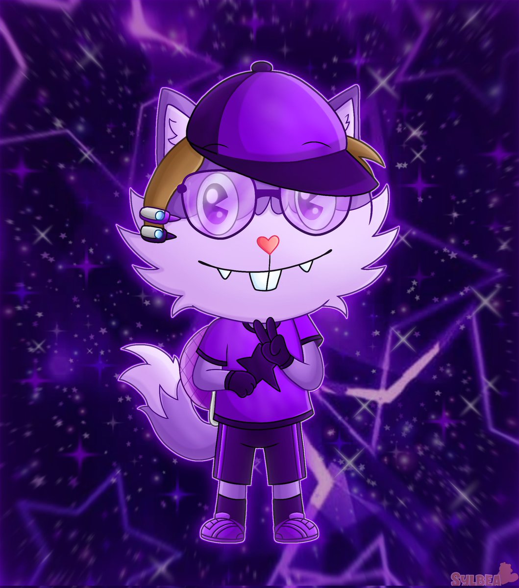 BG_Return's tweet photo. Macloud The Fox-Turtle Hybrid 🖤💜🦊🐢 (HTF OC Artstyle)
A gift for Macloud Haggerty, I hope you like it! 💜✨
#happytreefriends #htf #fanart #artstyle #digitalart #oc #art #illustration #cartoon #mondomedia #gift #macloud #purple #ibisPaintX #furry #anthro https://t.co/GsTDgVXlCi
