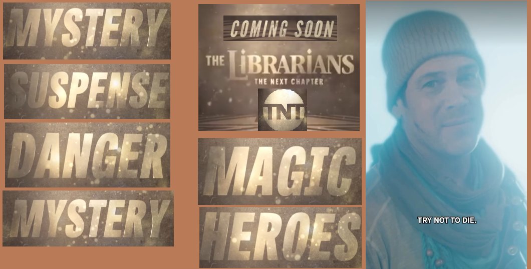 maryebrewer's tweet photo. @librarianstv #TheLibrariansTheNextChapter 
Coming soon to @tntdrama with
@ChristianKane01 in recurring role as his character 
#JacobStone #JakeStone for the #tvseries #TheLibrarians https://t.co/D8v1VjxnZW