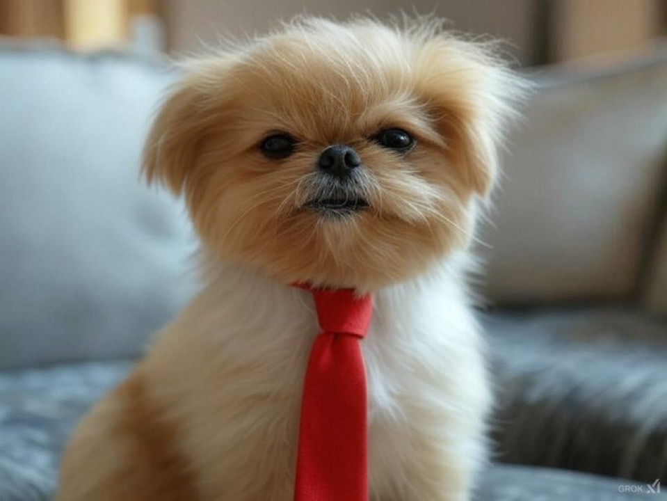 ElonMuskAOC's tweet photo. Who does this dog look like? 😂 https://t.co/TCYj7IA2bh