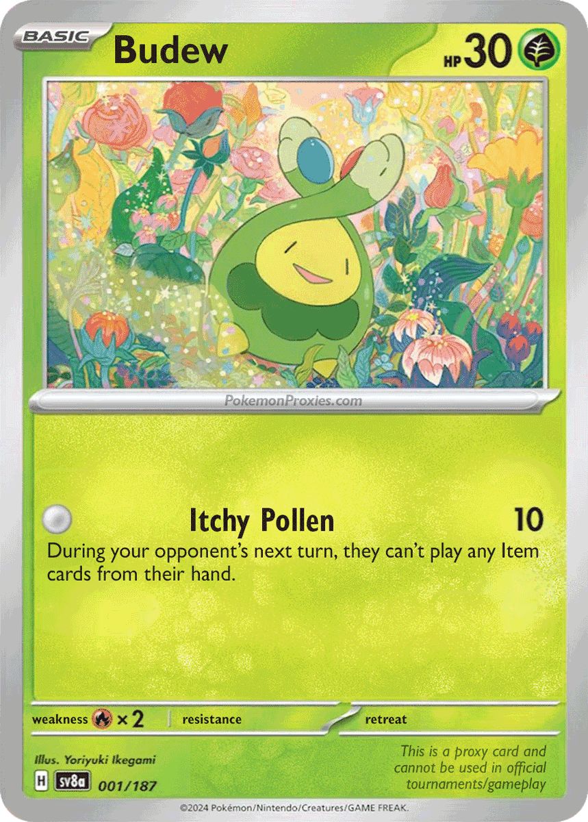 Dear collectors, please donate your leftover Budews from your Prismatic Evolutions booster packs to your friendly neighborhood Pokemon players who actually play with the cards instead of just storing them as an investment.