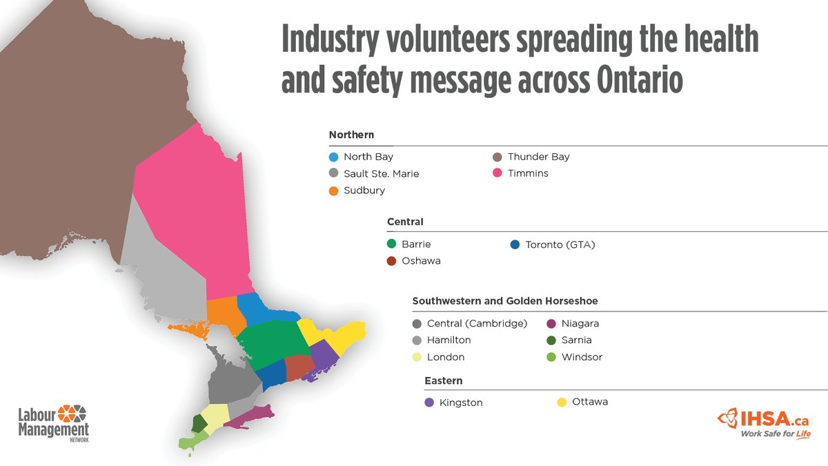 IHSAnews's tweet photo. IHSA's regional Labour-Management committees play a vital role in reminding workers across Ontario of the importance of workplace health and safety. To learn more, watch our Labour-Management Network video on YouTube: https://t.co/woUTuDszWD https://t.co/PhYbMx1He2