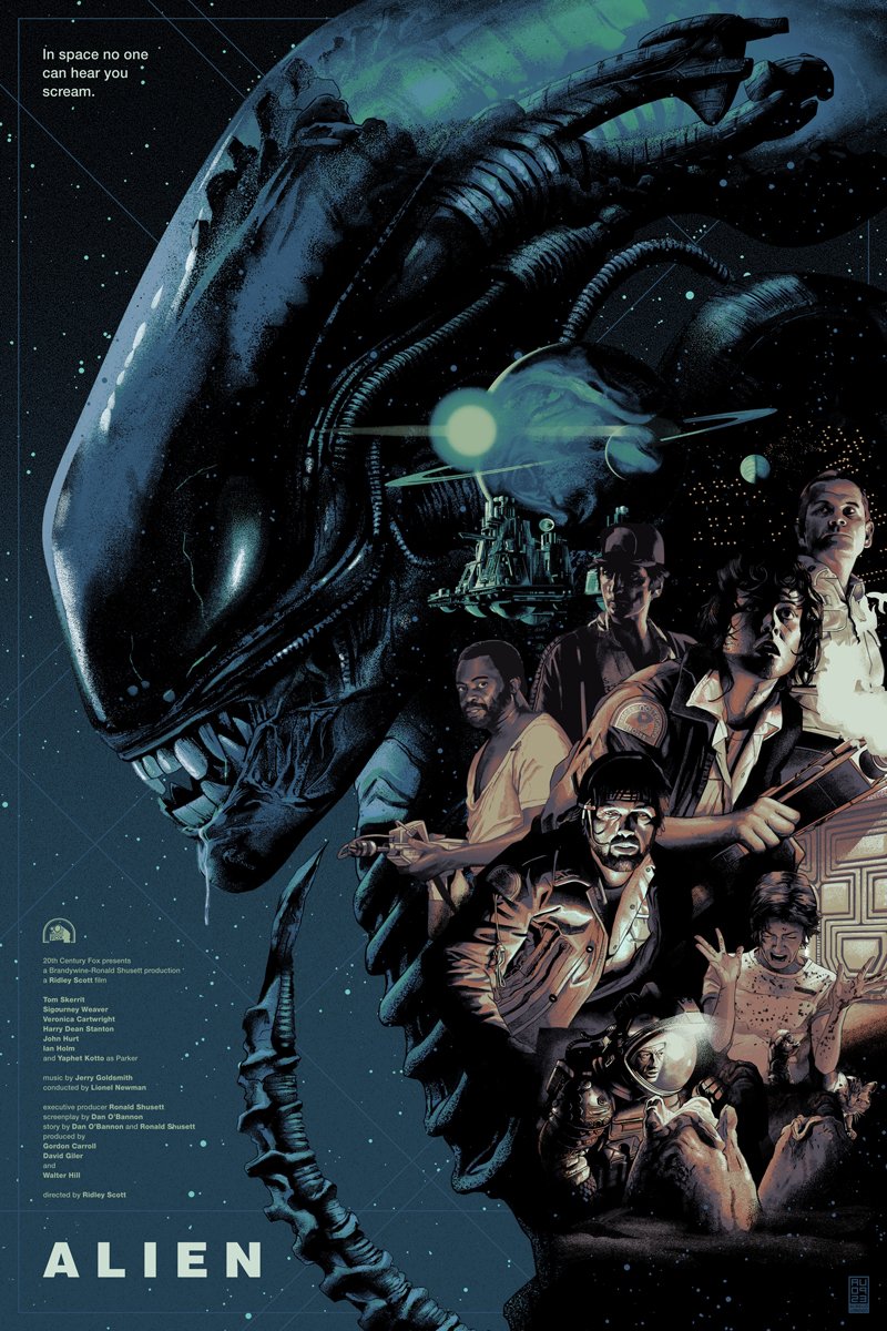au_lorenzo's tweet photo. Yai! #PortfolioDay!  I'm Aurelio, from Spain! I'm a freelance illustrator who loves making movie posters and  bluray covers. https://t.co/fMQHnfEQ7s