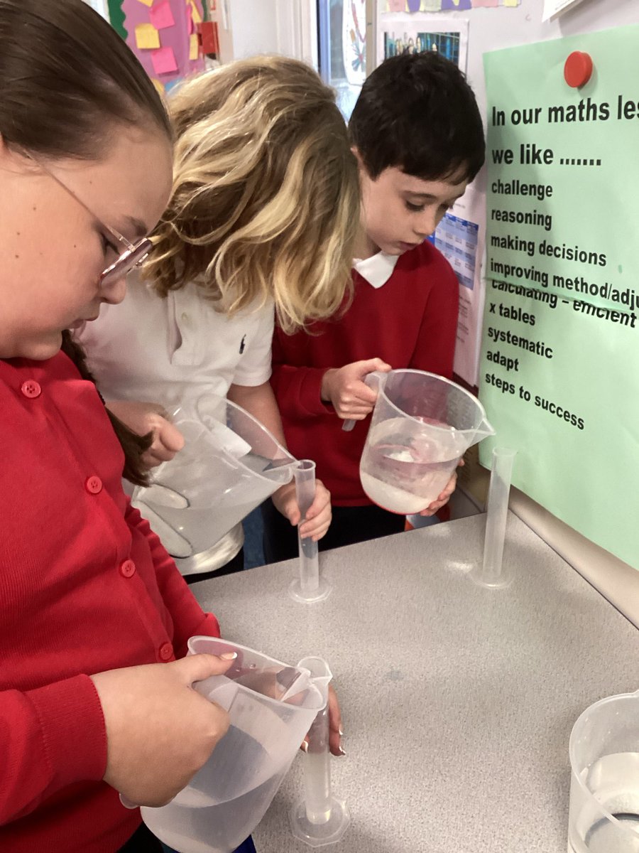 StAnnesKnowsley's tweet photo. We have super scientists in Year Six. They investigated what happens to different materials when mixed with water #SacpskScience https://t.co/PNh8O3zVNU