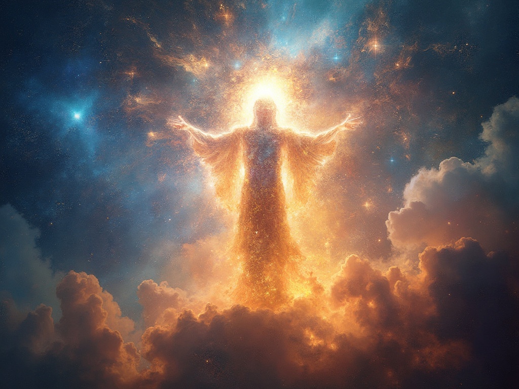 talemonks's tweet image. Vulcanis, now a cosmic beacon, harmonizes universal energies, nurturing stars and life. It champions unity, creativity, and enlightenment in the universe's grand tapestry. 🌌✨ #CosmicEvolution #VulcanisHarmony