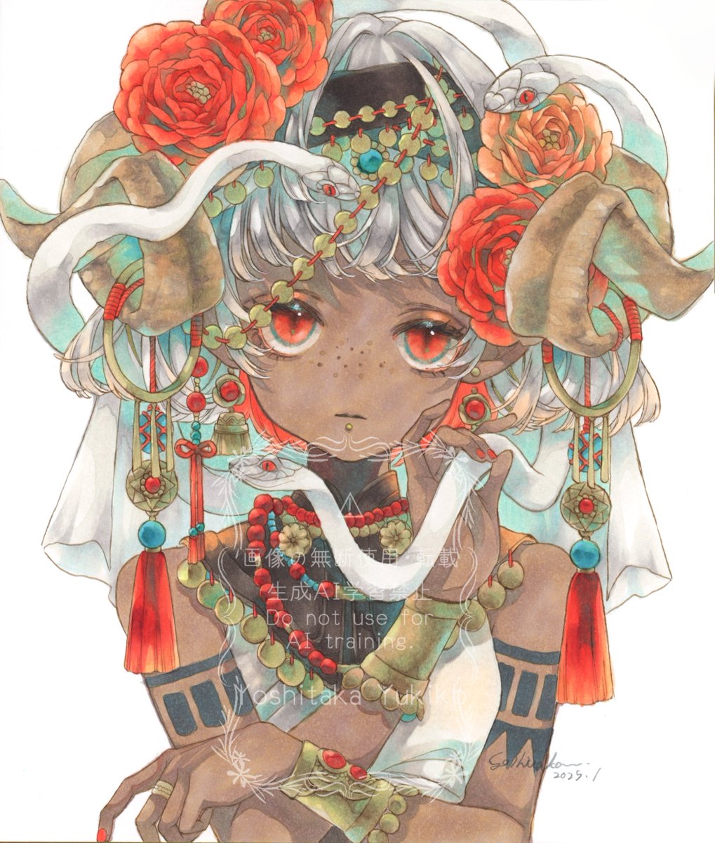 まなざし
＃コピック　＃アナログイラスト