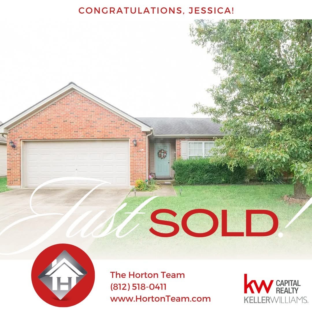 HortonTeam's tweet photo. 🔑🏡 Congratulations Jessica for selling your house in Evansville👏🎉 Thank you for your trust! The Horton Team is here if you ever need anything at all. ❤️

#hortonteam #kellerwilliams #realestate https://t.co/3Bg6tD1a9X