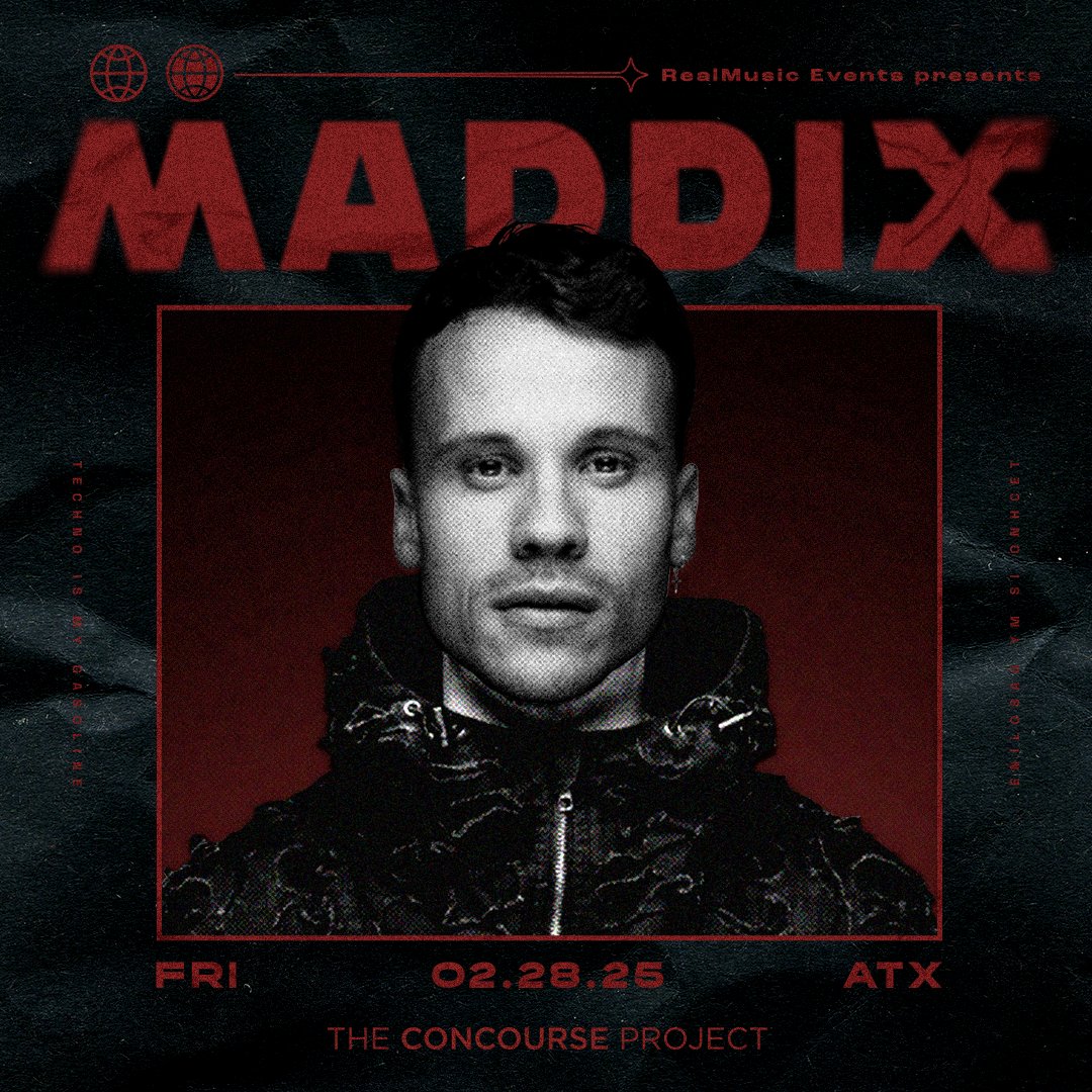 Tickets ON SALE NOW for <a href="/MaddixMusic/">MADDIX</a> on Friday, February 28th! → concourseproject.com 💥