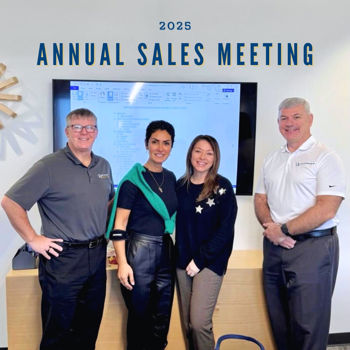 acceleranttech's tweet image. This week, the Accelerant Solutions sales team is meeting in Orlando for the 2025 Annual Sales Meeting—aligning strategies and preparing for another year of innovation in the nuclear industry.

#AccelerantSolutions #NuclearIndustry #AnnualMeeting