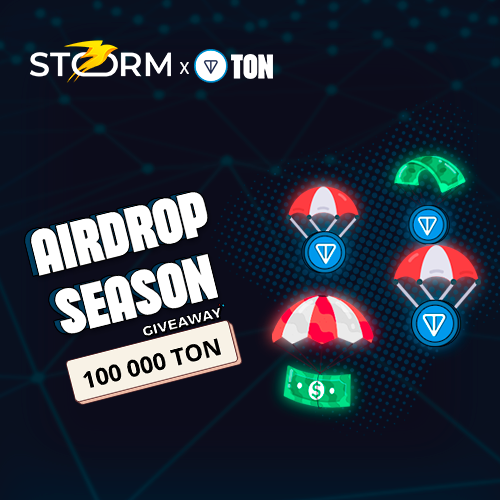 EverglowNft's tweet photo. 100,000 TON Airdrop Season is LIVE on Storm Trade!

Get ready to earn TON rewards every week with our exciting program in partnership with TON Foundation! https://t.co/IsLMwxfeno