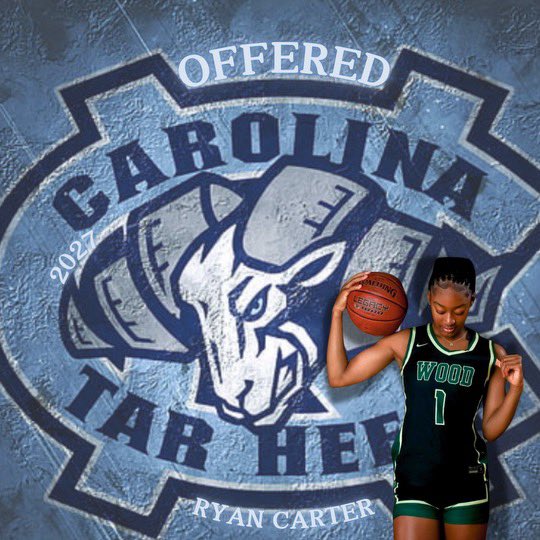 Ryan Carter (@ryancarter2027) on Twitter photo I’m happy to announce that after a great conversation this afternoon with @courtneybanghart I have been offered a full scholarship to North Carolina. Thank you so much for recognizing my hard work!!!! <a href="/uncwbb/">Carolina Women's Basketball</a> I’m happy to announce that after a great conversation this afternoon with @courtneybanghart I have been offered a full scholarship to North Carolina. Thank you so much for recognizing my hard work!!!! <a href="/uncwbb/">Carolina Women's Basketball</a>