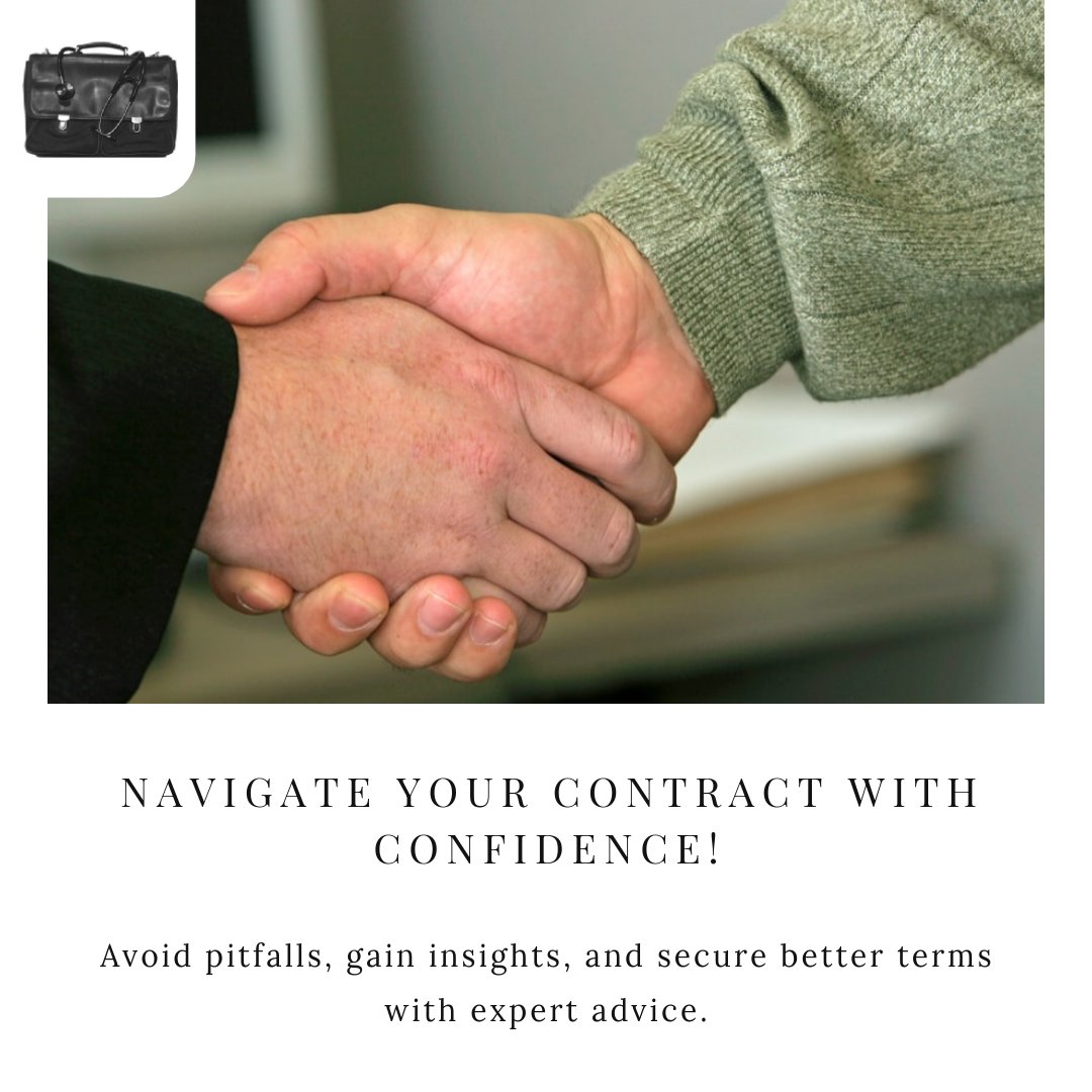 wpsdojd's tweet photo. Want better terms in your medical contract? 🤔 

Avoid common pitfalls with expert advice! 💼🩺 

Comment your thoughts or visit my blog for more insights. 

#MedicalContracts #LegalAdvice #HealthcareProfessionals #ContractNegotiation #MedicalCareer #DoctorLife #HealthcareLaw https://t.co/m4kZKLTaCL