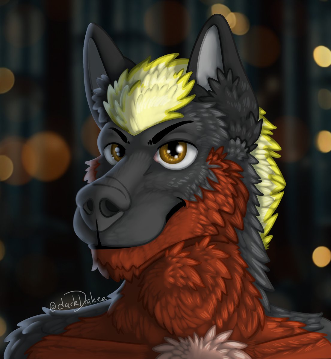 darkDrakee's tweet photo. Got a new portrait artwork of my sona for 2025 :3
Want to do only a new one each year from now on, also to see how my progess is going.

Done with my Galaxy Tab S8 x3
#furry #digitalart https://t.co/Jy1oiFEfdA