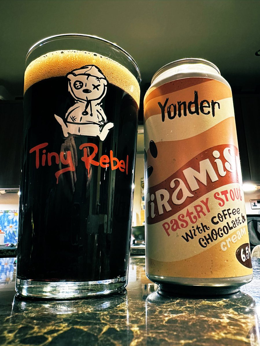 Time for a Tuesday night Tiramisu! #CraftBeer